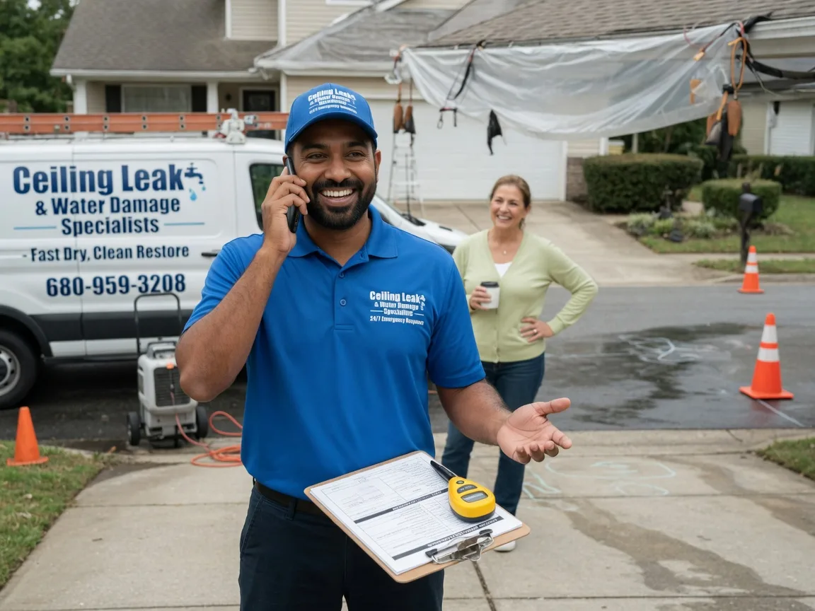 Ceiling Leak Cleanup Jayton, TX FAQs